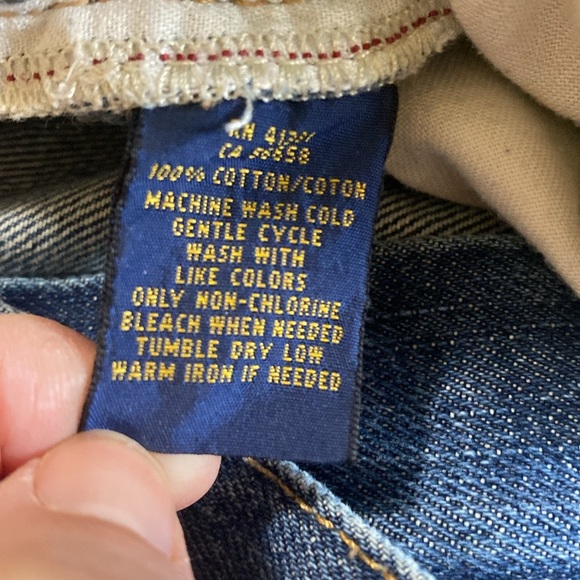 Ralph Lauren 40X32 Men’s Jeans Vintage 90’s - Picture 7 of 10